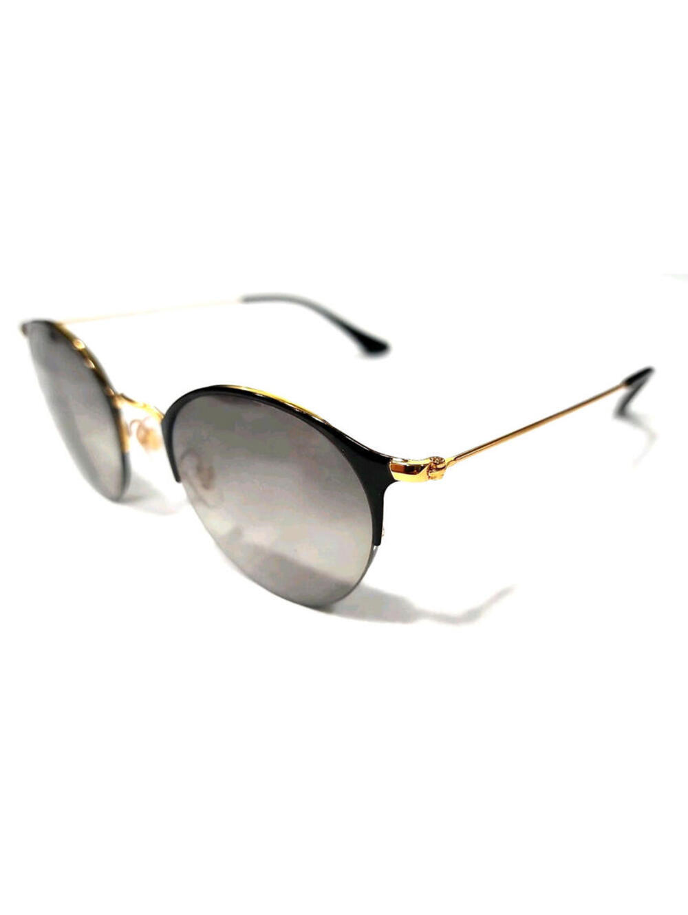 Ray Ban RB3578 187/11 No Lenses Black Metal Round Sunglasses Frame 50-22 145